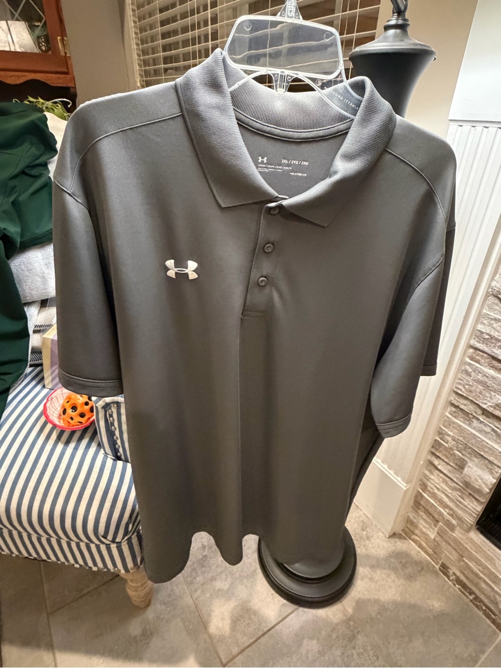 Under Armour Men’s Polo Shirt - Charcoal Gray